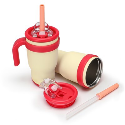 Wellness Doppelwand Edelstahl -Stahl Becher